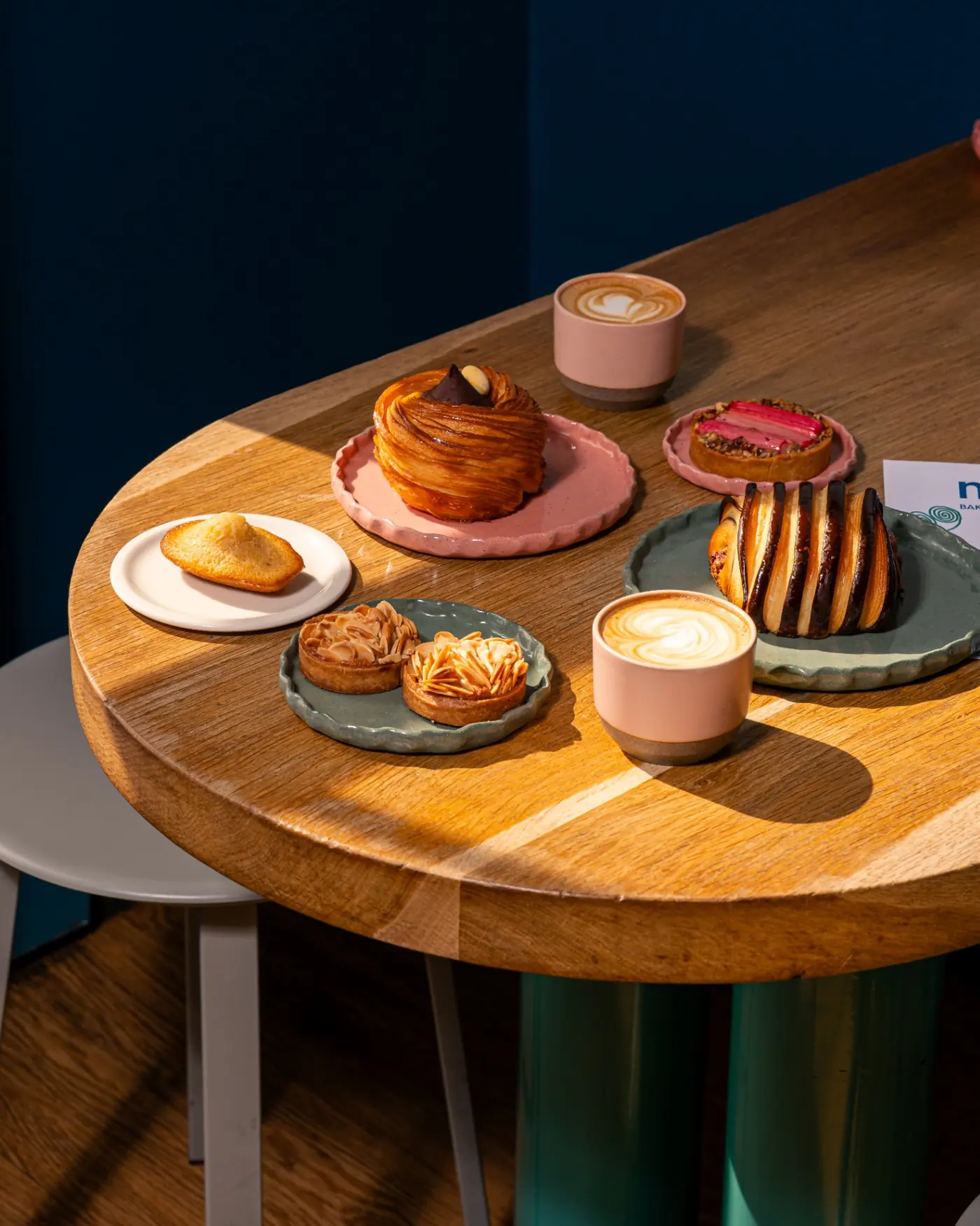 Restaurant project work — Miel Bakery food spread